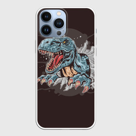 Чехол для iPhone 13 Pro Max с принтом T Rex в Белгороде,  |  | Тематика изображения на принте: art | dino | dinos | dinosaur | raptor | style | trex | velociraptor | арт | динозавр | мир юрского периода | ти рекс | ящер
