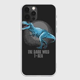 Чехол для iPhone 12 Pro с принтом Dinosaur t-rex в Белгороде, силикон | область печати: задняя сторона чехла, без боковых панелей | art | dino | dinos | dinosaur | raptor | style | trex | velociraptor | арт | динозавр | мир юрского периода | ти рекс | ящер