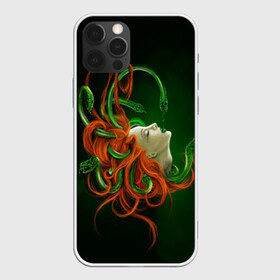 Чехол для iPhone 12 Pro Max с принтом Медуза в Белгороде, Силикон |  | art | medusa | глаза | горгона | девушка | змеи | медуза