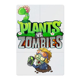 Магнитный плакат 2Х3 с принтом Plants vs. Zombies в Белгороде, Полимерный материал с магнитным слоем | 6 деталей размером 9*9 см | Тематика изображения на принте: battle | game | plants vs zombies | plants vs zombies battle for neighborville | zombie | битва | битва за нейборвиль | зомби | игра | линии | надпись | растения | растения против зомби