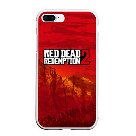 Чехол для iPhone 7Plus/8 Plus матовый с принтом RED DEAD REDEMPTION 2 в Белгороде, Силикон | Область печати: задняя сторона чехла, без боковых панелей | arthur morgan | cowboy | online | red dead online | red dead redemption 2 | rockstar games | wild west | артур морган | бандит | вестерн | винтовка | дикий запад | ковбой | рокстар