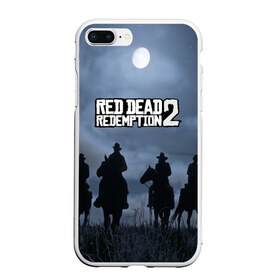 Чехол для iPhone 7Plus/8 Plus матовый с принтом RED DEAD REDEMPTION в Белгороде, Силикон | Область печати: задняя сторона чехла, без боковых панелей | arthur morgan | cowboy | online | red dead online | red dead redemption 2 | rockstar games | wild west | артур морган | бандит | вестерн | винтовка | дикий запад | ковбой | рокстар