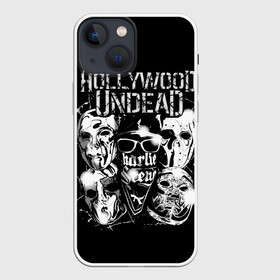 Чехол для iPhone 13 mini с принтом Hollywood Undead в Белгороде,  |  | charlie scene | danny | funny man | hollywood undead | hu | j dog | johnny 3 tears | голливудская нежить | голубь | голубь с гранатой | граната | ню метал | рэп метал | рэп рок