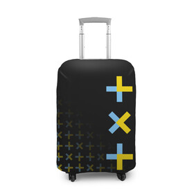 Чехол для чемодана 3D с принтом TXT в Белгороде, 86% полиэфир, 14% спандекс | двустороннее нанесение принта, прорези для ручек и колес | beomgyu | huening kai | k pop | soobin | taehyun | tomorrow x together | txt | yeonjun | к поп