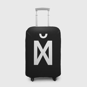 Чехол для чемодана 3D с принтом X в Белгороде, 86% полиэфир, 14% спандекс | двустороннее нанесение принта, прорези для ручек и колес | буквы | метамодерн | надпись