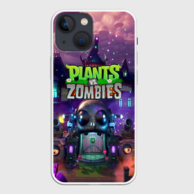 Чехол для iPhone 13 mini с принтом PLANTS VS ZOMBIES в Белгороде,  |  | garden warfare | pl | plants | plants vs. zombies | plants vs. zombies: garden warfare | popcap | zombies | кактус | картошка | подсолнух | растения против зомби | сад