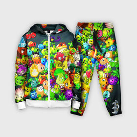 Детский костюм 3D с принтом Plants vs. Zombies в Белгороде,  |  | garden warfare | pl | plants | plants vs. zombies | plants vs. zombies: garden warfare | popcap | zombies | кактус | картошка | подсолнух | растения против зомби | сад