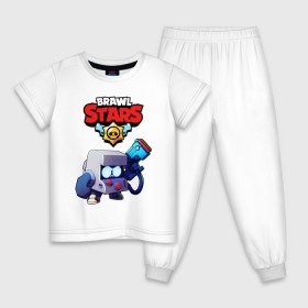 Детская пижама хлопок с принтом BRAWL STARS 8-BIT в Белгороде, 100% хлопок |  брюки и футболка прямого кроя, без карманов, на брюках мягкая резинка на поясе и по низу штанин
 | 8 bit | 8 бит. | 8bit | 8бит | android | brawl stars | colt | crow | games | leon | penny | poco | shelly | spike | wanted | брав | бравл старс | звезды | игры | мобильные игры | старс