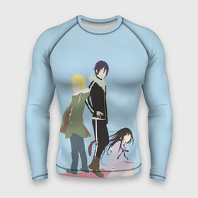 Мужской рашгард 3D с принтом Yato, Yukine  Hiyori в Белгороде,  |  | ghost | god of calamity | hiyori | iki | noragami | shinki | yato | yatogami | yukine | бездомный бог | бог бедствия | ики | призрак | секки | хиёри | шинки | юки | юкине | юкинэ | ято