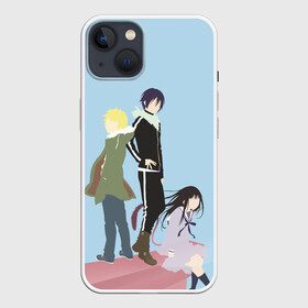 Чехол для iPhone 13 с принтом Yato, Yukine  Hiyori в Белгороде,  |  | ghost | god of calamity | hiyori | iki | noragami | shinki | yato | yatogami | yukine | бездомный бог | бог бедствия | ики | призрак | секки | хиёри | шинки | юки | юкине | юкинэ | ято