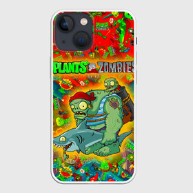 Чехол для iPhone 13 mini с принтом Plants vs Zombies в Белгороде,  |  | plant | zombies | зомби | растения | растения против зомби