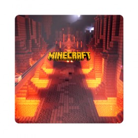 Магнит виниловый Квадрат с принтом MINECRAFT в Белгороде, полимерный материал с магнитным слоем | размер 9*9 см, закругленные углы | craft | creeper | dungeon | dungeons | earth | game | logo | mine | minecraft | mobile | online | дунгеонс | земля | зомби | игра | крипер | лого | майкрафт | майнкрафт | мобайл | онлайн | подземелье | подземелья