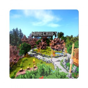 Магнит виниловый Квадрат с принтом MINECRAFT WORLD в Белгороде, полимерный материал с магнитным слоем | размер 9*9 см, закругленные углы | craft | creeper | dungeon | dungeons | earth | game | logo | mine | minecraft | mobile | online | дунгеонс | земля | зомби | игра | крипер | лого | майкрафт | майнкрафт | мобайл | онлайн | подземелье | подземелья