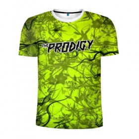 Мужская футболка 3D спортивная с принтом The Prodigy в Белгороде, 100% полиэстер с улучшенными характеристиками | приталенный силуэт, круглая горловина, широкие плечи, сужается к линии бедра | the prodigy