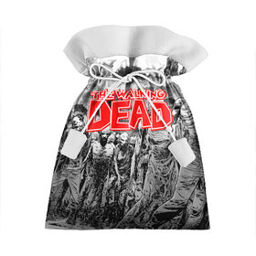 Подарочный 3D мешок с принтом Walking Dead [2] в Белгороде, 100% полиэстер | Размер: 29*39 см | Тематика изображения на принте: walking dead | зомби | ходячие мертвецы