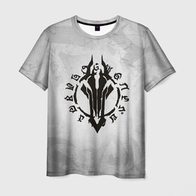 Мужская футболка 3D с принтом Darksiders в Белгороде, 100% полиэфир | прямой крой, круглый вырез горловины, длина до линии бедер | ад | ангелы | апокалипсис | демоны | дьяволы | знаки | лого | логотип | орда | раздор