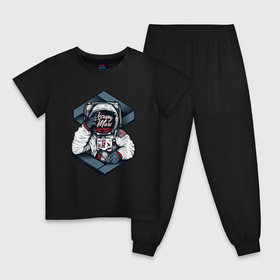 Детская пижама хлопок с принтом Occupy Mars в Белгороде, 100% хлопок |  брюки и футболка прямого кроя, без карманов, на брюках мягкая резинка на поясе и по низу штанин
 | Тематика изображения на принте: 