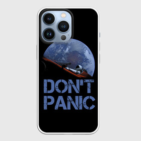 Чехол для iPhone 13 Pro с принтом Dont Panic в Белгороде,  |  | 2022 | cat | elon | galaxy | mars | moon | musk | nasa | space | spacex | tesla | вселенная | галактика | звезды | илон | космонавт | космос | луна | марс | маск | наса | скафандр | тесла