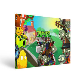 Холст прямоугольный с принтом PLANTS VS. ZOMBIES в Белгороде, 100% ПВХ |  | Тематика изображения на принте: garden warfare | plants | plants vs. zombies | plants vs. zombies: garden warfare | popcap | zombies | кактус | картошка | подсолнух | растения против зомби | сад