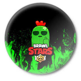 Значок с принтом Brawl Stars в Белгороде,  металл | круглая форма, металлическая застежка в виде булавки | brawl | brawl stars | stars | бравл | бравл старс | браво старс | игра | компьютерная | онлайн | старс