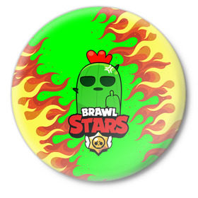 Значок с принтом Brawl Stars в Белгороде,  металл | круглая форма, металлическая застежка в виде булавки | brawl | brawl stars | stars | бравл | бравл старс | браво старс | игра | компьютерная | онлайн | старс