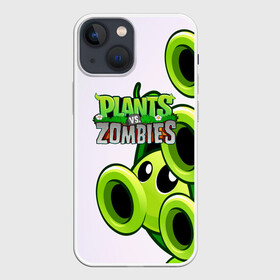 Чехол для iPhone 13 mini с принтом РАСТЕНИЯ против ЗОМБИ в Белгороде,  |  | garden warfare | plants | plants vs. zombies | plants vs. zombies: garden warfare | popcap | zombies | кактус | картошка | подсолнух | растения против зомби | сад