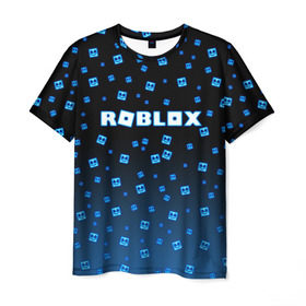 Мужская футболка 3D с принтом Roblox X Marshmello в Белгороде, 100% полиэфир | прямой крой, круглый вырез горловины, длина до линии бедер | marshmello | roblox | roblox x marshmello | roblox скачать | игра роблокс | роблокс | роблокс играть | роблокс симулятор | скачать роблокс