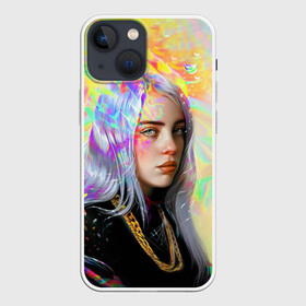 Чехол для iPhone 13 mini с принтом BILLIE EILISH в Белгороде,  |  | bad guy | billie | eilish | ocean eyes | айлиш | билли | девушка | певица | эйлиш