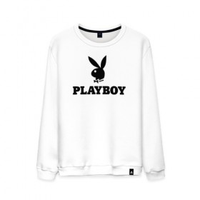 Мужской свитшот хлопок с принтом Playboy в Белгороде, 100% хлопок |  | brazzers | cекс | merch | new sensations | playboy | private | tushy | бразерс | мерч | плейбой