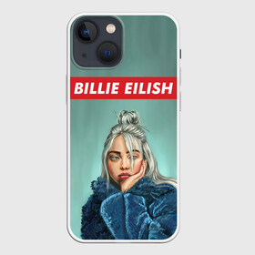 Чехол для iPhone 13 mini с принтом BILLIE EILISH в Белгороде,  |  | bad guy | billie | eilish | ocean eyes | айлиш | билли | девушка | певица | эйлиш