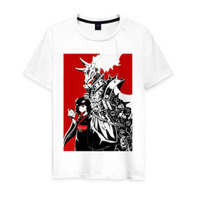 Мужская футболка хлопок с принтом Babymetal fan art в Белгороде, 100% хлопок | прямой крой, круглый вырез горловины, длина до линии бедер, слегка спущенное плечо. | heavy | japan | kawaii | metal | music | rock | кавай | метал | музыка | рок | хэви | япония