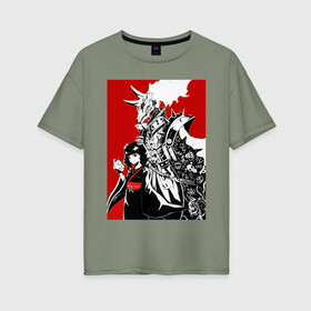 Женская футболка хлопок Oversize с принтом Babymetal fan art в Белгороде, 100% хлопок | свободный крой, круглый ворот, спущенный рукав, длина до линии бедер
 | heavy | japan | kawaii | metal | music | rock | кавай | метал | музыка | рок | хэви | япония