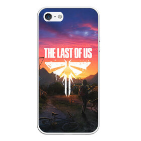 Чехол для iPhone 5/5S матовый с принтом THE LAST OF US в Белгороде, Силикон | Область печати: задняя сторона чехла, без боковых панелей | cicadas | fireflies | naughty dog | the last of us | the last of us part 2 | джоэл | последние из нас | цикады | элли