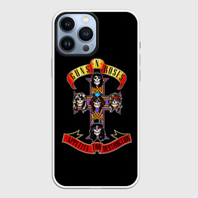 Чехол для iPhone 13 Pro Max с принтом Guns n roses + Спина в Белгороде,  |  | axl rose | geffen records | gnr | guns | rock | roses | slash | гансы | пистолеты | розы | рок | слеш | эксл роуз