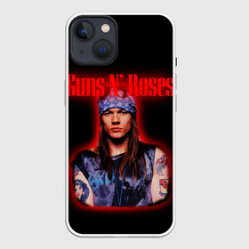 Чехол для iPhone 13 с принтом Guns n roses + Спина в Белгороде,  |  | axl rose | geffen records | gnr | guns | rock | roses | slash | гансы | пистолеты | розы | рок | слеш | эксл роуз
