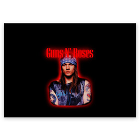 Поздравительная открытка с принтом Guns n roses + Спина  в Белгороде, 100% бумага | плотность бумаги 280 г/м2, матовая, на обратной стороне линовка и место для марки
 | axl rose | geffen records | gnr | guns | rock | roses | slash | гансы | пистолеты | розы | рок | слеш | эксл роуз
