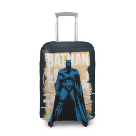 Чехол для чемодана 3D с принтом Batman в Белгороде, 86% полиэфир, 14% спандекс | двустороннее нанесение принта, прорези для ручек и колес | bat man | batman | batman comics | caped crusader | dark knight | shtatbat | бетмен | брюс уэйн | бэт мен | бэтмен | тёмный рыцарь