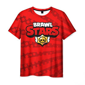 Мужская футболка 3D с принтом Brawl Stars в Белгороде, 100% полиэфир | прямой крой, круглый вырез горловины, длина до линии бедер | brawl | bs | clash line | fails | funny | leon | moments | stars | supercell | tick | бой | босс | бравл | броубол | бс | драка | звезд | осада | поззи | сейф | старс | цель