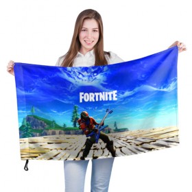 Флаг 3D с принтом FORTNITE в Белгороде, 100% полиэстер | плотность ткани — 95 г/м2, размер — 67 х 109 см. Принт наносится с одной стороны | battle royale | fortnite | fortnite battle royale | futuresynth | game | outrun | retrowave | synth | synthwave | игры | ретровейв | синтвейв | фортнайт