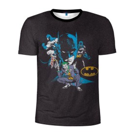 Мужская футболка 3D спортивная с принтом Batman classic в Белгороде, 100% полиэстер с улучшенными характеристиками | приталенный силуэт, круглая горловина, широкие плечи, сужается к линии бедра | bat man | batman | batman comics | caped crusader | comics | dark knight | shtatbat | бетмен | брюс уэйн | бэт мен | бэтмен | тёмный рыцарь