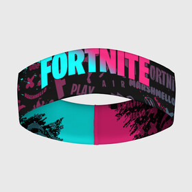 Повязка на голову 3D с принтом FORTNITE NEON | ФОРТНАЙТ НЕОН в Белгороде,  |  | fortnite | fortnite 2 | fortnite x | marshmello | маршмелло | фортнайт | фортнайт 2 | фортнайт глава 2