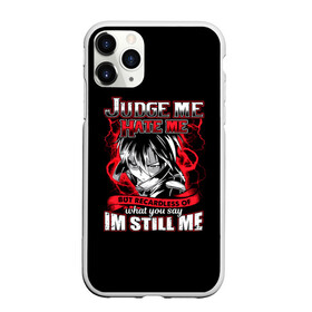 Чехол для iPhone 11 Pro Max матовый с принтом Judge me hate me в Белгороде, Силикон |  | Тематика изображения на принте: anime | tokyo ghoul | аниме | анимэ | гули | канеки кен | кузен йошимура | наки | нишики нишио | ренджи йомо | ризе камиширо | токийский гуль | тоука киришима | ута | хинами фуэгучи | шуу цукияма