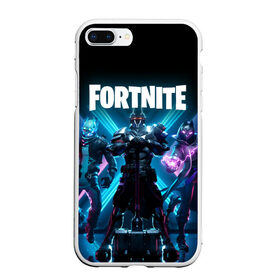 Чехол для iPhone 7/8 Plus матовый с принтом FORTNITE в Белгороде, Силикон | Область печати: задняя сторона чехла, без боковых панелей | Тематика изображения на принте: 