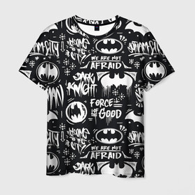 Мужская футболка 3D с принтом Batman в Белгороде, 100% полиэфир | прямой крой, круглый вырез горловины, длина до линии бедер | bat man | batman | batman comics | caped crusader | comics | dark knight | shtatbat | бетмен | брюс уэйн | бэт мен | бэтмен | тёмный рыцарь