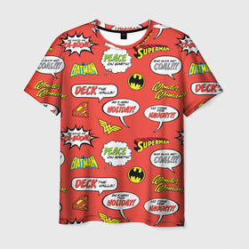 Мужская футболка 3D с принтом DC comics logos в Белгороде, 100% полиэфир | прямой крой, круглый вырез горловины, длина до линии бедер | bat man | batman | batman comics | caped crusader | comics | dark knight | shtatbat | бетмен | брюс уэйн | бэт мен | бэтмен | тёмный рыцарь