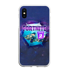 Чехол для iPhone XS Max матовый с принтом Fortnite в Белгороде, Силикон | Область печати: задняя сторона чехла, без боковых панелей | Тематика изображения на принте: battle royale | br | cataclysm | fortnait | fortnite | fortnite 2 | fortnite black hole | fortnite chapter 2 | game | games | бх | фортнайт | фортнайт глава 2 | фортнайт чёрная дыра