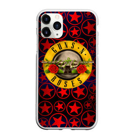 Чехол для iPhone 11 Pro матовый с принтом Guns n roses в Белгороде, Силикон |  | axl rose | geffen records | gnr | guns | rock | roses | slash | гансы | пистолеты | розы | рок | слеш | эксл роуз