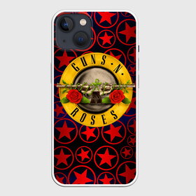Чехол для iPhone 13 с принтом Guns n roses в Белгороде,  |  | axl rose | geffen records | gnr | guns | rock | roses | slash | гансы | пистолеты | розы | рок | слеш | эксл роуз