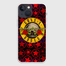 Чехол для iPhone 13 mini с принтом Guns n roses в Белгороде,  |  | axl rose | geffen records | gnr | guns | rock | roses | slash | гансы | пистолеты | розы | рок | слеш | эксл роуз