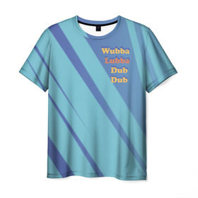 Мужская футболка 3D с принтом Рик и Морти Wubba Lubba Dub в Белгороде, 100% полиэфир | прямой крой, круглый вырез горловины, длина до линии бедер | dsgnzaets | rick and morty | rick sanchez | vdzajul | wubba lubba dub dub | миссикс | морти | плюмбус | рик | рик и морти